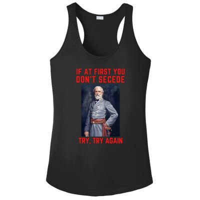 Funny Robert E. Lee Secede Civil War Secession Ladies PosiCharge Competitor Racerback Tank