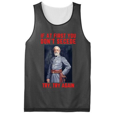 Funny Robert E. Lee Secede Civil War Secession Mesh Reversible Basketball Jersey Tank