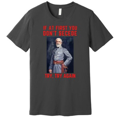 Funny Robert E. Lee Secede Civil War Secession Premium T-Shirt