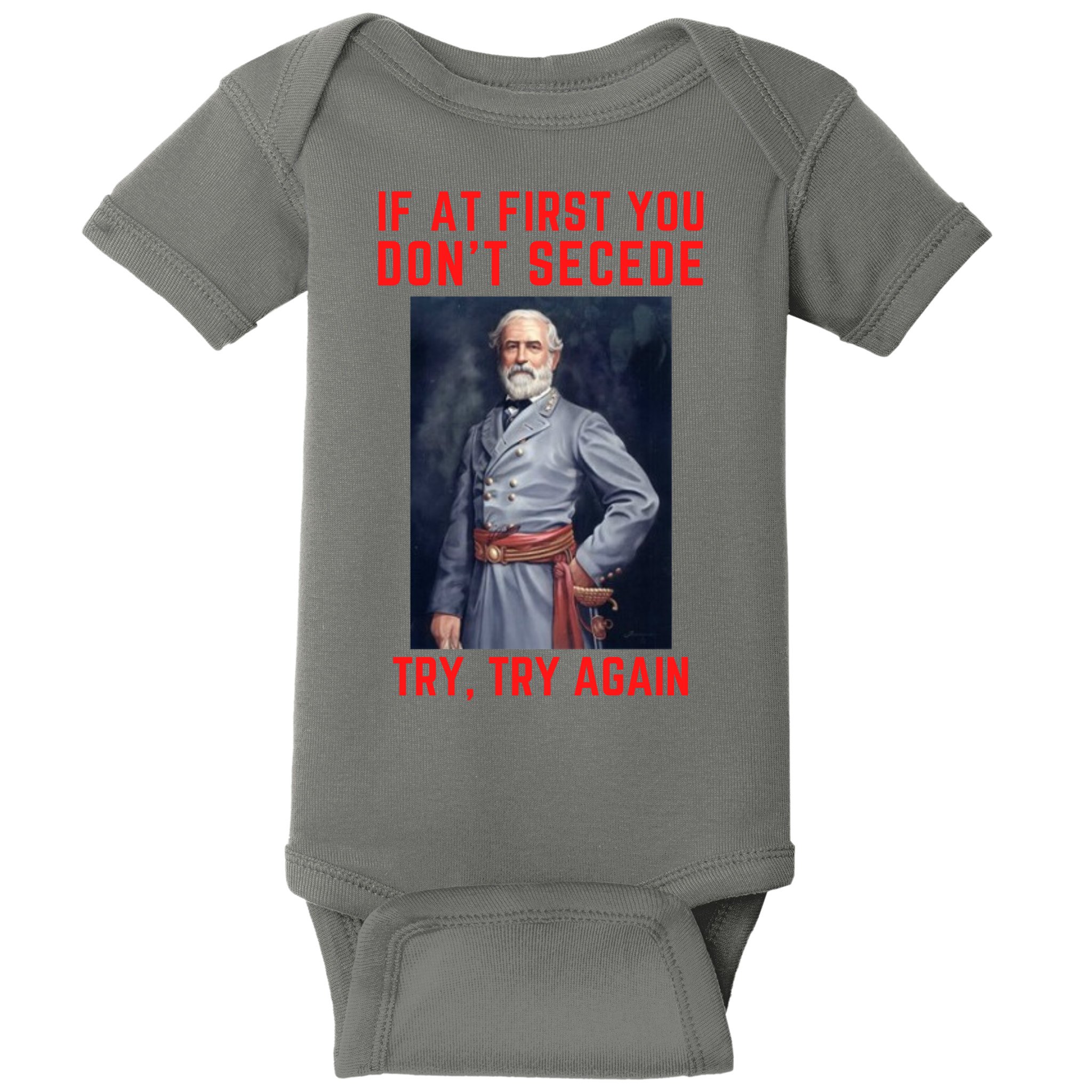 Funny Robert E. Lee Secede Civil War Secession Baby Bodysuit