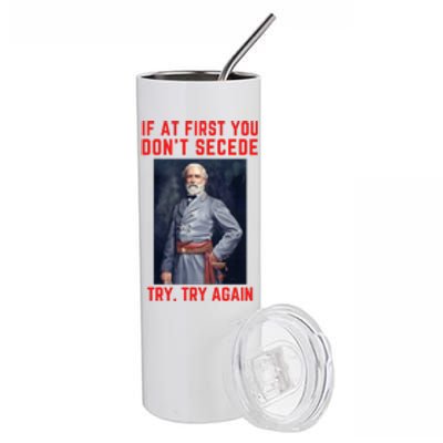 Funny Robert E. Lee Secede Civil War Secession Stainless Steel Tumbler