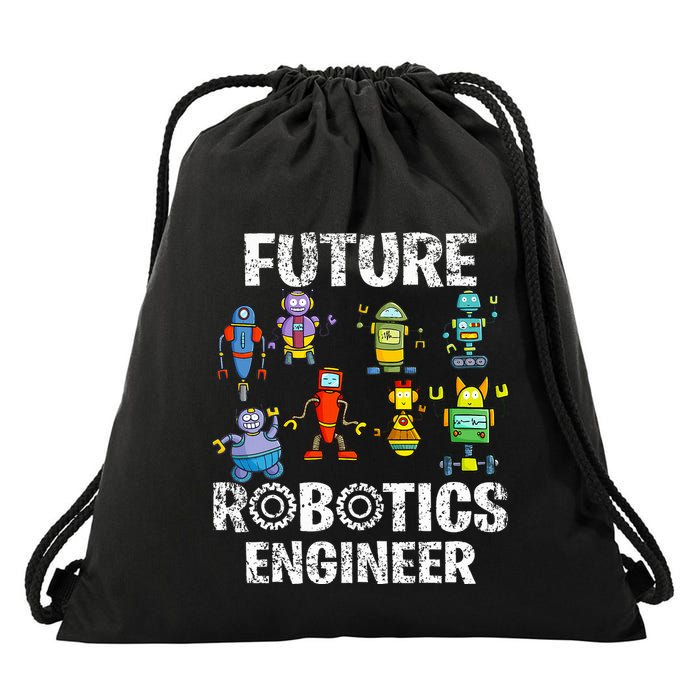 Future Robotics Engineer Funny Robot Engineering Drawstring Bag