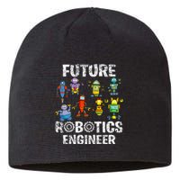 Future Robotics Engineer Funny Robot Engineering Sustainable Beanie