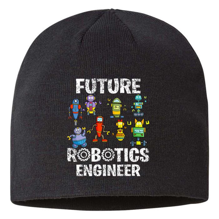 Future Robotics Engineer Funny Robot Engineering Sustainable Beanie