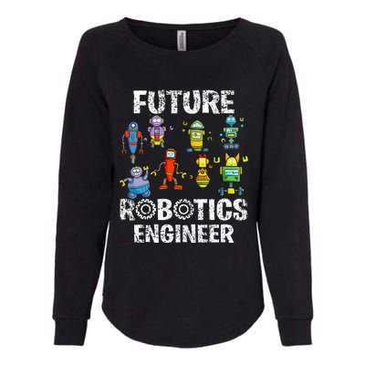 Future Robotics Engineer Funny Robot Engineering Womens California Wash Sweatshirt