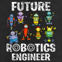 Future Robotics Engineer Funny Robot Engineering Trucker Hat