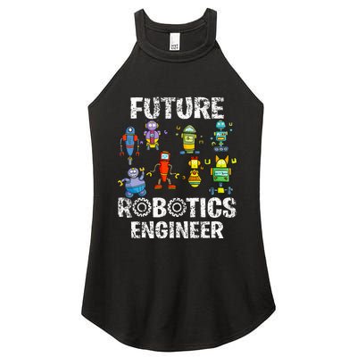 Future Robotics Engineer Funny Robot Engineering Women's Perfect Tri Rocker Tank