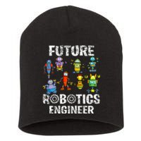 Future Robotics Engineer Funny Robot Engineering Short Acrylic Beanie