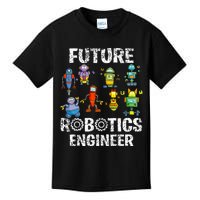 Future Robotics Engineer Funny Robot Engineering Kids T-Shirt