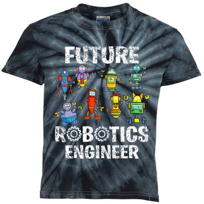 Future Robotics Engineer Funny Robot Engineering Kids Tie-Dye T-Shirt