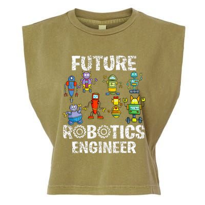 Future Robotics Engineer Funny Robot Engineering Garment-Dyed Women's Muscle Tee