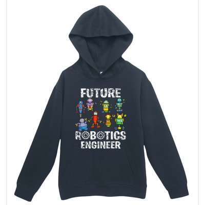 Future Robotics Engineer Funny Robot Engineering Urban Pullover Hoodie