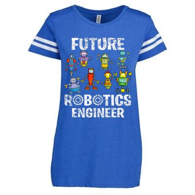 Future Robotics Engineer Funny Robot Engineering Enza Ladies Jersey Football T-Shirt