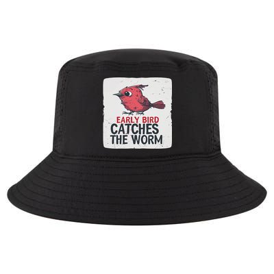 Funny Red Early Bird Costume For Worm Idiom Speech Lovers Cool Comfort Performance Bucket Hat