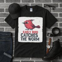 Funny Red Early Bird Costume For Worm Idiom Speech Lovers Tall T-Shirt