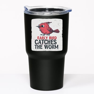 Funny Red Early Bird Costume For Worm Idiom Speech Lovers Tumbler