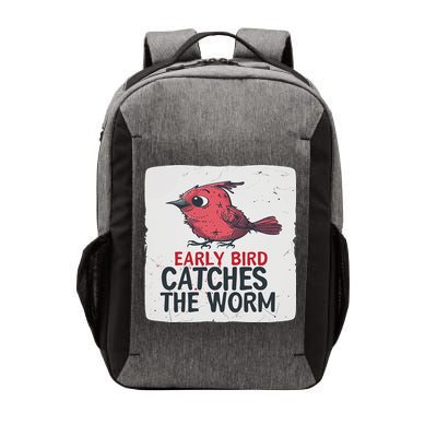Funny Red Early Bird Costume For Worm Idiom Speech Lovers Vector Backpack