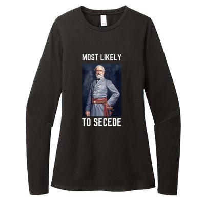 Funny Robert E. Lee Secede Civil War Secession Womens CVC Long Sleeve Shirt