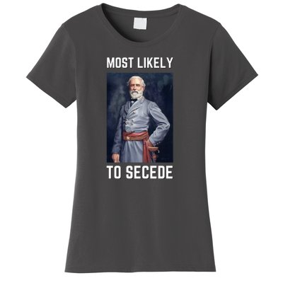 Funny Robert E. Lee Secede Civil War Secession Women's T-Shirt