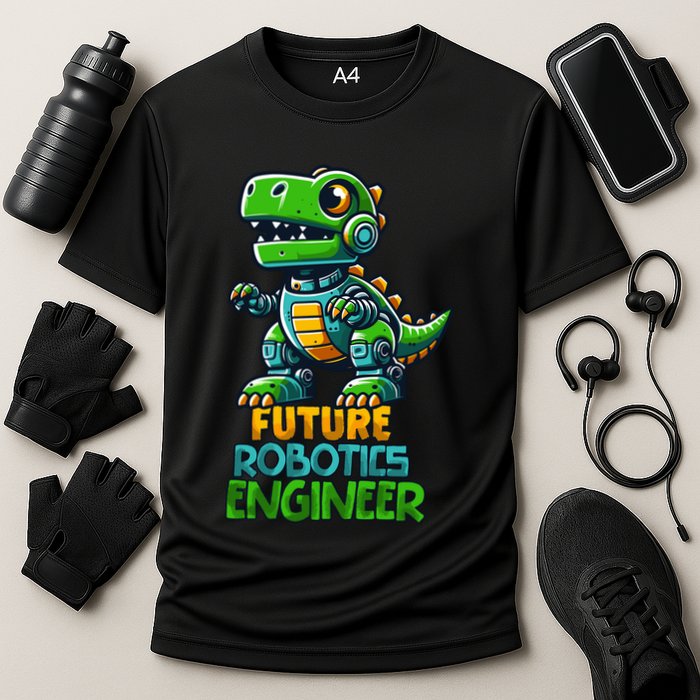 Future Robotics Engineer Cooling Performance Crew T-Shirt