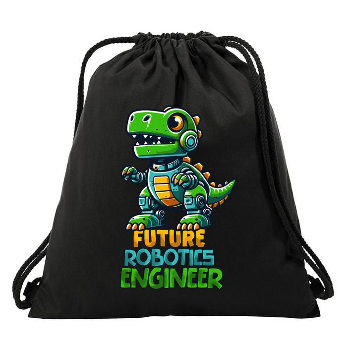 Future Robotics Engineer Drawstring Bag