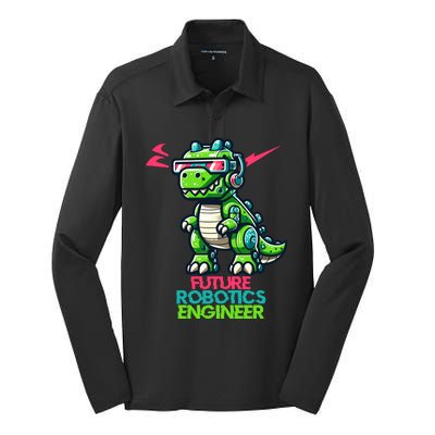 Future Robotics Engineer Silk Touch Performance Long Sleeve Polo