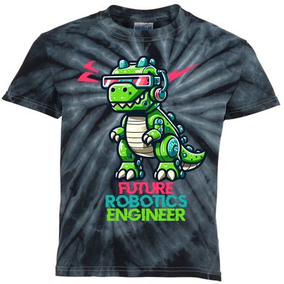 Future Robotics Engineer Kids Tie-Dye T-Shirt