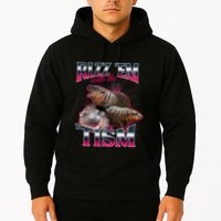 Funny Rizz Em With The Tism Meme Moo Deng Baby Hippo Hoodie