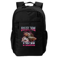 Funny Rizz Em With The Tism Meme Moo Deng Baby Hippo Backpack