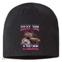Funny Rizz Em With The Tism Meme Moo Deng Baby Hippo Sustainable Beanie
