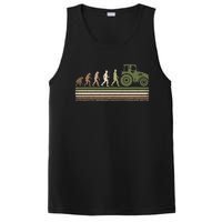 Funny Retro Evolution Tractor Farmer Farming Agriculture PosiCharge Competitor Tank