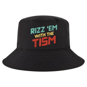 Funny Rizz Em With The Tism Meme Autistic Quote Funny Gift Cool Comfort Performance Bucket Hat