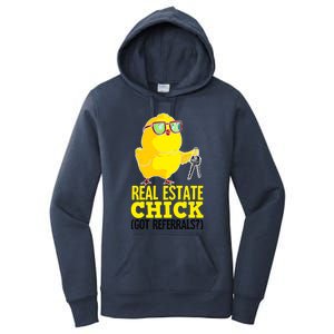 Funny Real Estate Chick Gift Realtor Agent Homeowner Gift Women's Pullover Hoodie