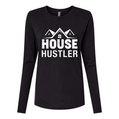 Funny Real Estate Realtor House Hustler Womens Cotton Relaxed Long Sleeve T-Shirt