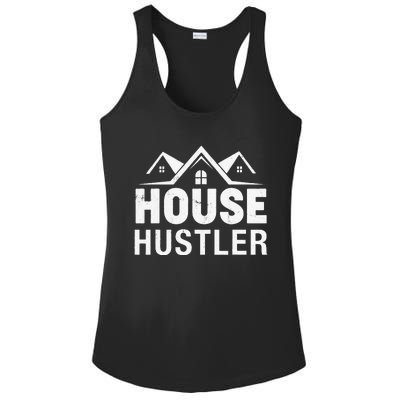 Funny Real Estate Realtor House Hustler Ladies PosiCharge Competitor Racerback Tank