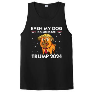 Funny Republicans Even My Dog Is Waiting For Trump 2024 PosiCharge Competitor Tank