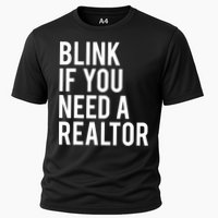 Funny Real Estate Agent Quote Blink If You Need A Realtor Performance Shirt