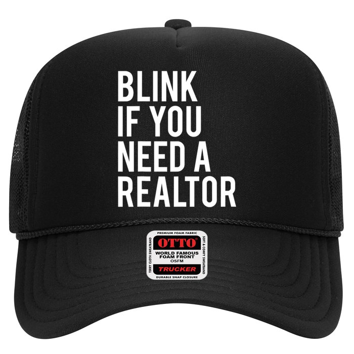 Funny Real Estate Agent Quote Blink If You Need A Realtor Hat