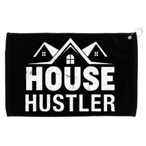 Funny Real Estate Realtor House Hustler Grommeted Golf Towel