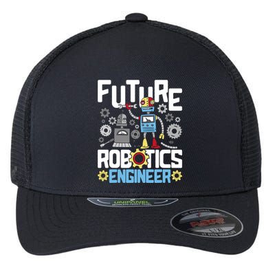 Future Robotics Engineer Engineering Robot Lover Cyborg Flexfit Unipanel Trucker Cap