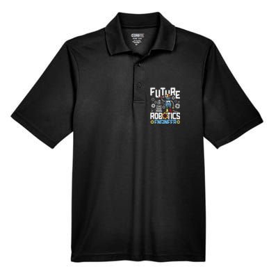 Future Robotics Engineer Engineering Robot Lover Cyborg Men's Origin Performance Pique Polo