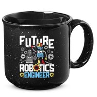 Future Robotics Engineer Engineering Robot Lover Cyborg 15oz Campfire Ceramic Mug