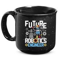 Future Robotics Engineer Engineering Robot Lover Cyborg 15oz Campfire Ceramic Mug