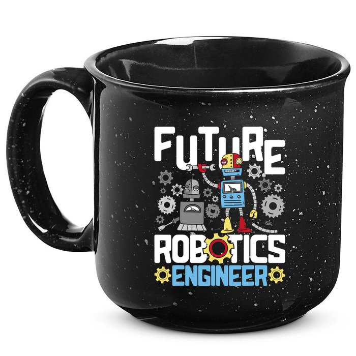 Future Robotics Engineer Engineering Robot Lover Cyborg 15oz Campfire Ceramic Mug