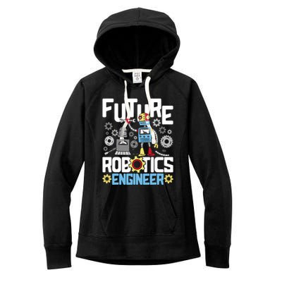 Future Robotics Engineer Engineering Robot Lover Cyborg Women's Fleece Hoodie