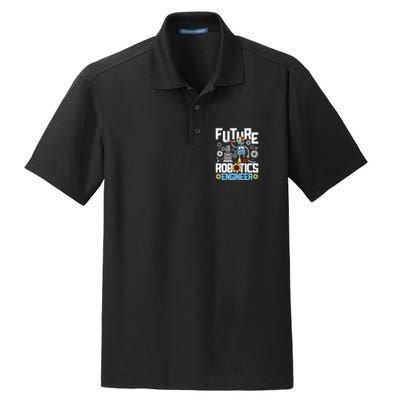 Future Robotics Engineer Engineering Robot Lover Cyborg Dry Zone Grid Polo