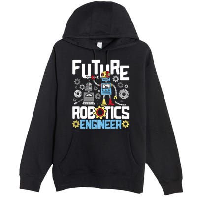 Future Robotics Engineer Engineering Robot Lover Cyborg Premium Pullover Hoodie