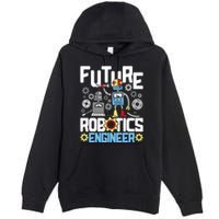 Future Robotics Engineer Engineering Robot Lover Cyborg Premium Pullover Hoodie