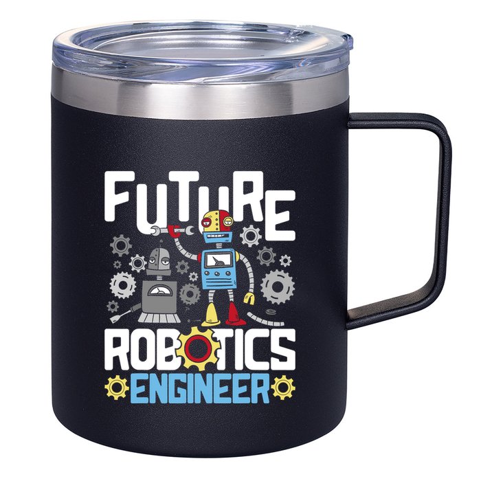 Future Robotics Engineer Engineering Robot Lover Cyborg 12oz Stainless Steel Coffee Mug