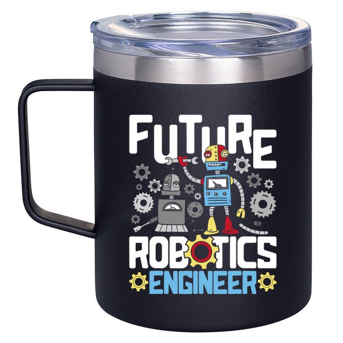 Future Robotics Engineer Engineering Robot Lover Cyborg 12oz Stainless Steel Coffee Mug